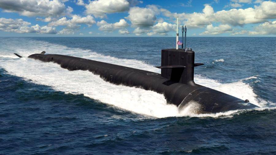 В США начали строить атомную подводную лодку нового поколения - iz.ru - США - Columbia - штат Виргиния - state Ohio