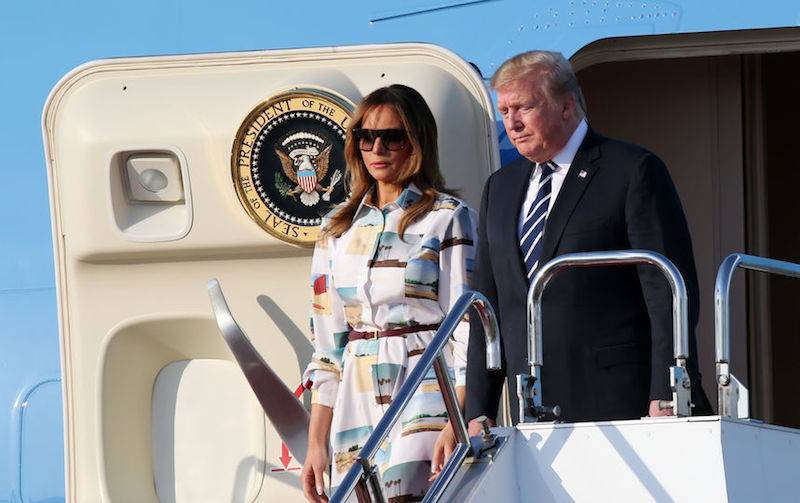 Дональд Трамп - Меланья Трамп - Мэрилин Монро - Совсем как у Мерилин Монро - bloknot.ru - США - Токио - Япония