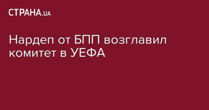 Андрей Павелко - Нардеп от БПП возглавил комитет в УЕФА - strana.ua - Украина - Рим