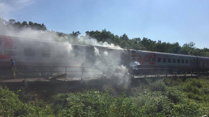 В Адыгее после ДТП с поездом 15 человек обратились за помощью - russian.rt.com - Россия - Краснодар