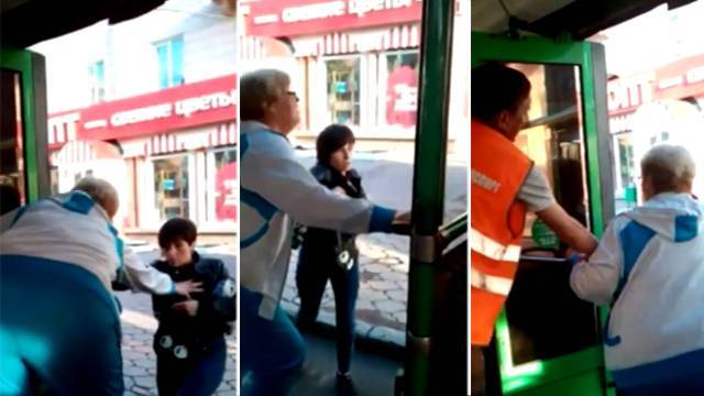 В Новосибирске водитель заступился за пассажирку, которую выгоняла не нашедшая сдачи кондуктор - ren.tv - Новосибирск