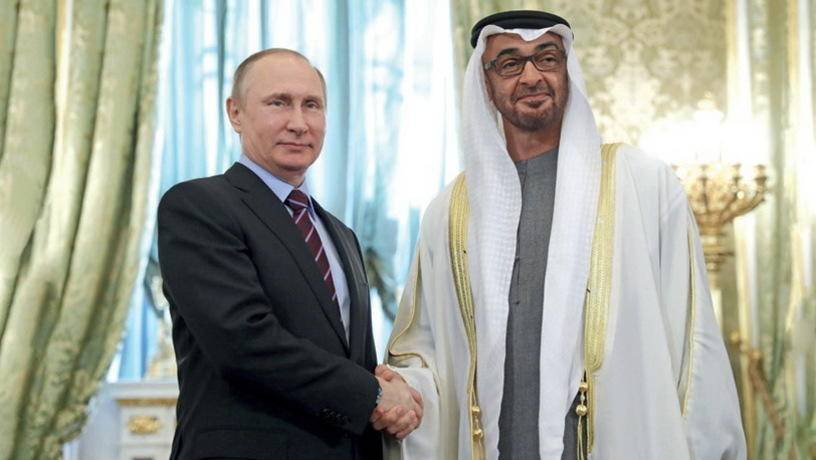 Владимир Путин - Владимир Путин обсудил российско-эмиратское сотрудничество с Наследным принцем Абу-Даби Мухаммедом Аль Нахайяном - news-front.info - Москва - Россия - Эмираты - Абу-Даби