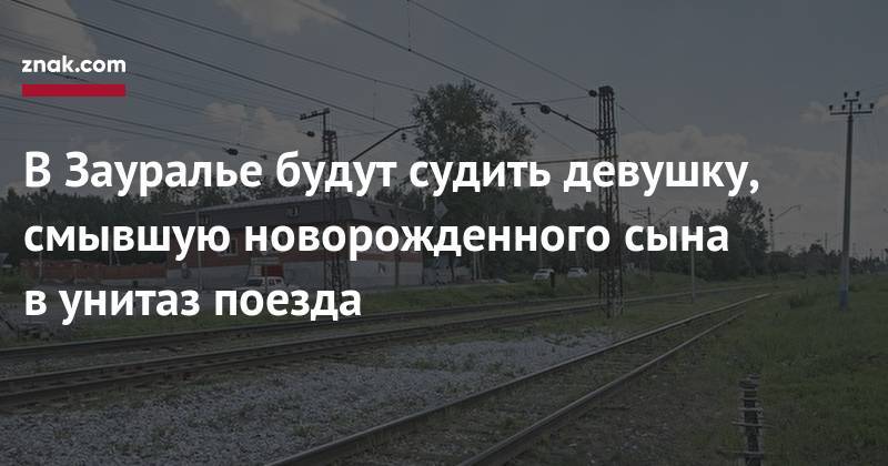 В&nbsp;Зауралье будут судить девушку, смывшую новорожденного сына в&nbsp;унитаз поезда - znak.com - Россия - Курганская обл. - Уральск