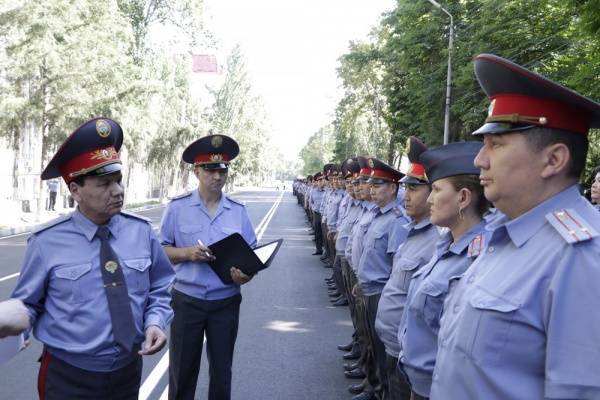 В Бишкеке 800 милиционеров будут охранять порядок во время саммита ШОС - eadaily.com - Киргизия - Бишкек - Чуйская обл.