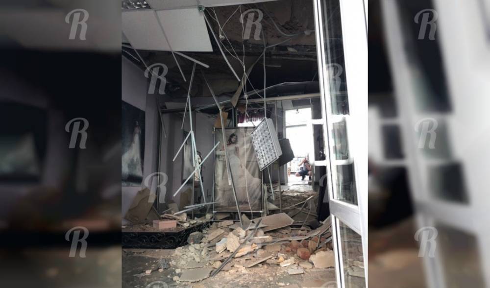 Горько! Под удар при ЧП на Большой Советской попал свадебный салон - readovka.ru - Смоленск