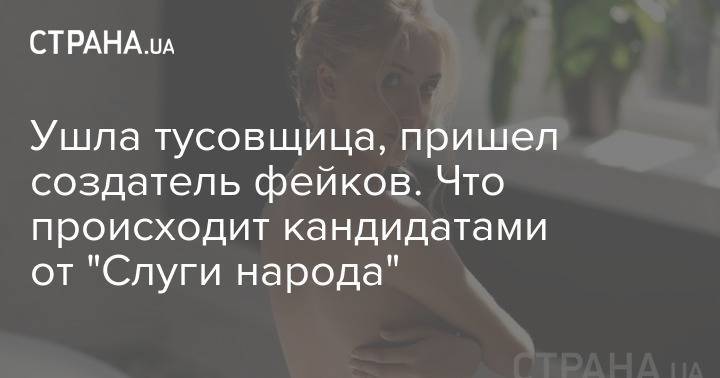 Дмитрий Спивак - Ушла тусовщица и "адекватник", пришел создатель фейков. Что происходит кандидатами от "Слуги народа" - strana.ua - Одесса