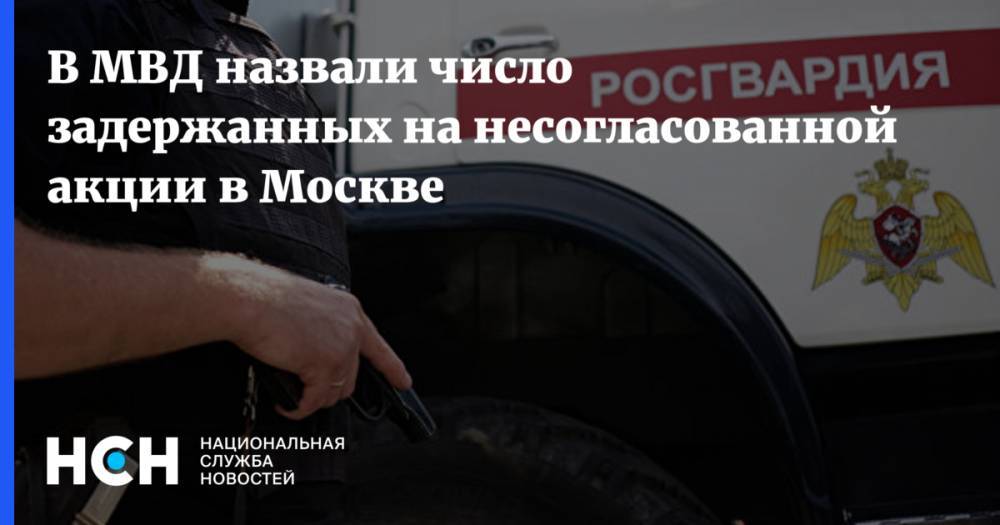 Иван Голунов - В МВД назвали число задержанных на несогласованной акции в Москве - nsn.fm - Москва - Россия