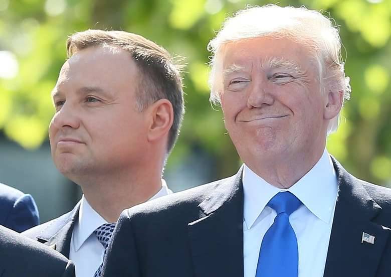 Дональд Трамп - Анджей Дуда - Лидер Польши на пресс-конференции у Белого дома рассказал о желании выстроить дружбу с Россией - news-front.info - Россия - США - Украина - Грузия - Польша
