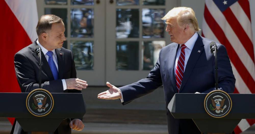 Дональд Трамп - Анджей Дуда - Трамп - Трамп и Дуда договорились о существенном расширении военного присутствия США в Польше - ru.tsn.ua - США - Вашингтон - Польша