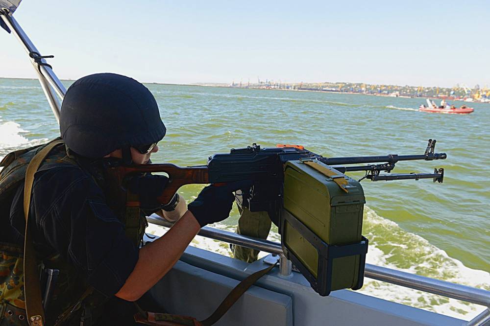 Украинские пограничники провели учения на побережье Азова - novorosinform.org - Украина - Киев - Донецк