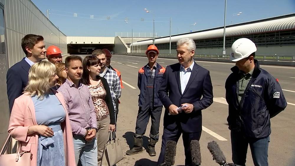 Сергей Собянин - Собянин открыл второй участок магистрали Солнцево - Бутово - Варшавское шоссе - tvc.ru - Москва
