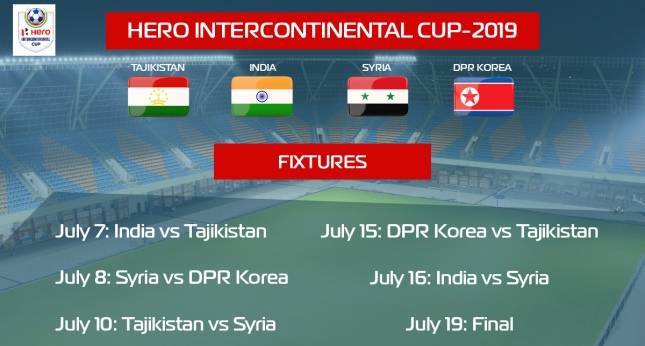 Сборная Таджикистана начнет турнир «Hero Interсontinental Cup 2019» матчем против сборной Индии - dialog.tj - Сирия - КНДР - Индия - Таджикистан