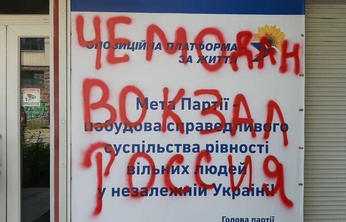 Виктор Медведчук - Юрий Бойко - Украинские радикалы штурмовали офис партии Бойко - news-front.info - Москва - Россия - Украина - Кривой Рог
