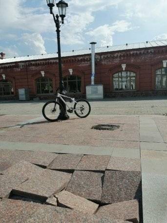 Александр Ковалев - Мэрия города Башкирии прокомментировала провал грунта перед театром - gorobzor.ru - Башкирия