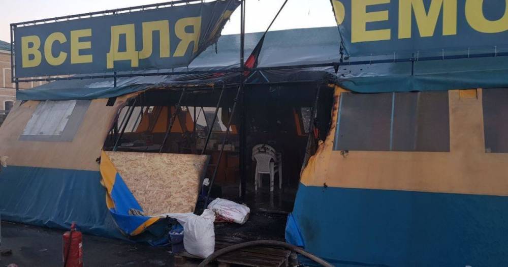 Полиция нашла возможного поджигателя волонтерской палатки в Харькове - ru.tsn.ua - Украина - Харьков - Харьков