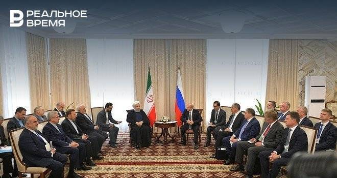 Владимир Путин - Хасан Роухани - Путин отметил вклад России, Турции и Ирана в борьбу с терроризмом в Сирии - realnoevremya.ru - Россия - Сирия - Турция - Иран