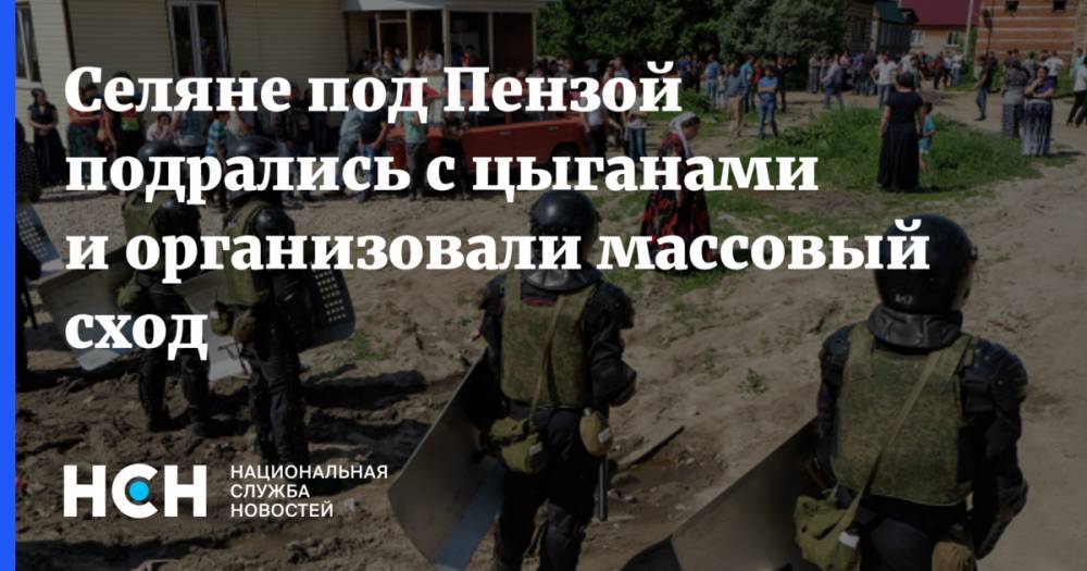 Иван Белозерцев - Селяне под  Пензой подрались с цыганами и организовали массовый сход - nsn.fm - Пензенская обл. - Пенза