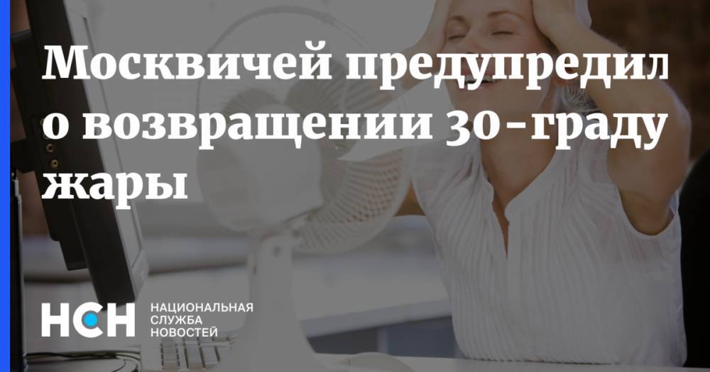 Роман Вильфанд - Москвичей предупредили о возвращении 30-градусной жары - nsn.fm - Москва - Россия