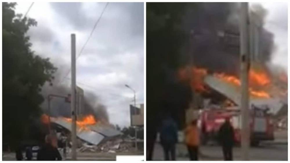 Взрыв газа прогремел на АЗС в Костанае (видео) - nur.kz - Костанай