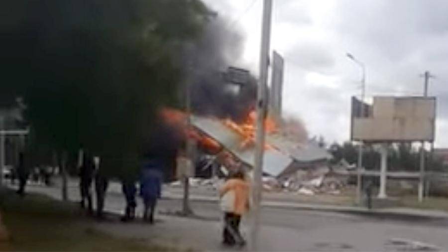 Взрыв прогремел в здании в казахстанском Костанае - iz.ru - Казахстан - Костанай - Тараз