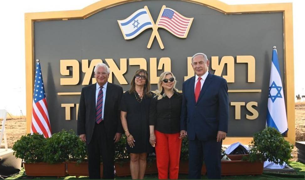 Дональд Трамп - Биньямин Нетаньяху - Дэвид Фридман - Нетаньяху заложил поселение Рамат-Трамп на Голанских высотах - stmegi.com - США - Израиль