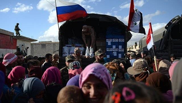 Российские военные провели в Сирии 2 гуманитарные акции - news-front.info - Россия - Сирия - г. Алеппо - провинция Дейр-Эз-Зор