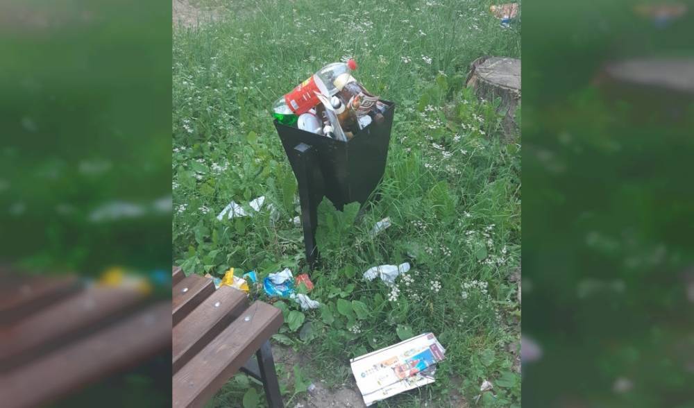 Молодые смолянки целенаправленно разбрасывают мусор на детских площадках - readovka.ru - Смоленск