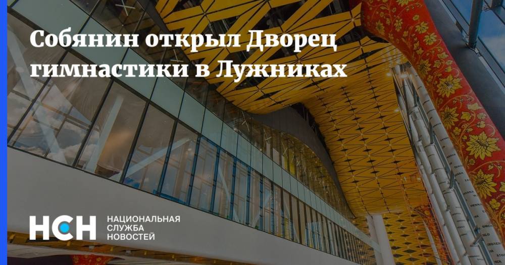 Алишер Усманов - Сергей Собянин - Ирина Винер-Усманова - Собянин открыл Дворец гимнастики в Лужниках - nsn.fm - Москва