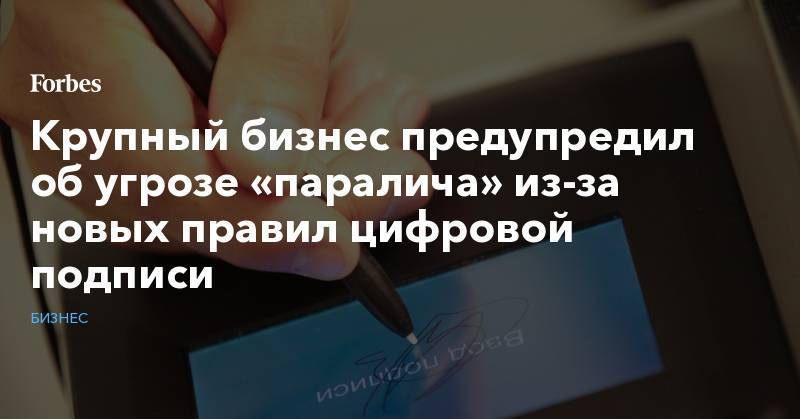 Андрей Турчак - Крупный бизнес предупредил об угрозе «паралича» из-за новых правил цифровой подписи - forbes.ru