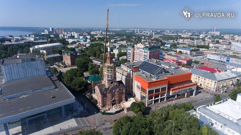 Сергей Морозов - На Храм женского монастыря в Ульяновске установили купол и крест - ulpravda.ru - Ульяновск - Ульяновская