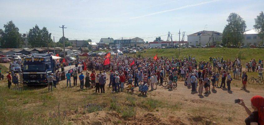 В Камбарке прошел митинг против завода по переработке отходов 1-2 классов опасности - gorodglazov.com - Башкирия - респ. Удмуртия - Пермский край - Нефтекамск - Удмуртия - Экология