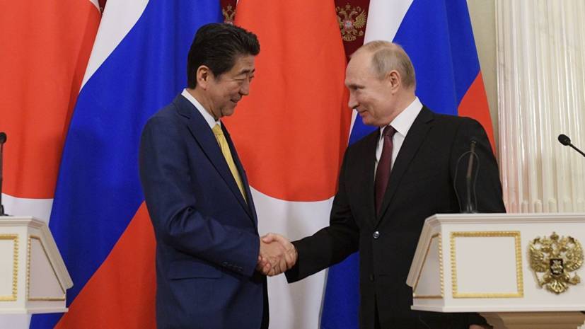 Владимир Путин - Дмитрий Песков - Сергей Лавров - Таро Коно - Путин и Абэ планируют провести встречу на G20 - russian.rt.com - Россия - Япония
