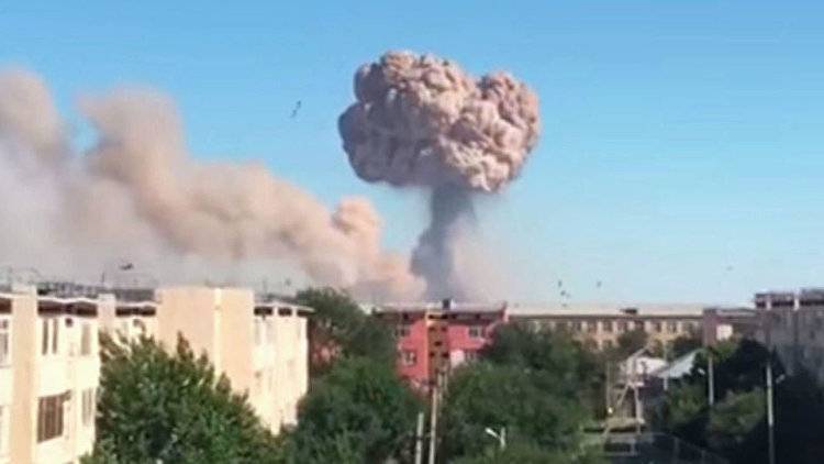 Аскар Мамин - Ерлан Тургумбаев - Взрывы на военном складе в Казахстане: число погибших выросло до двух человек - crimea.ria.ru - Крым - Казахстан - Симферополь - Арысь