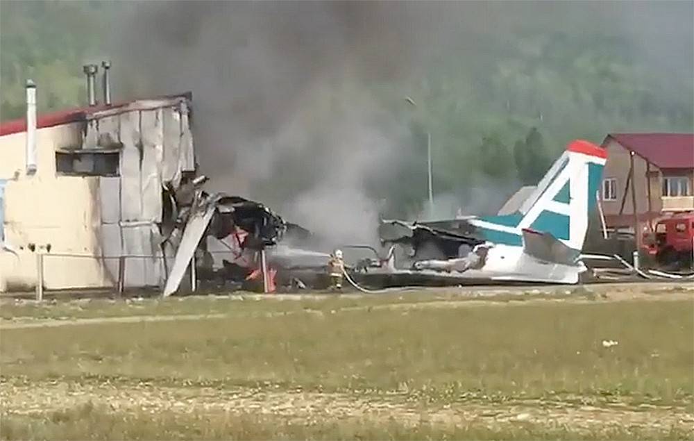 В Сети появилось новое видео с рухнувшим Ан-24 - tvc.ru - Нижнеангарск