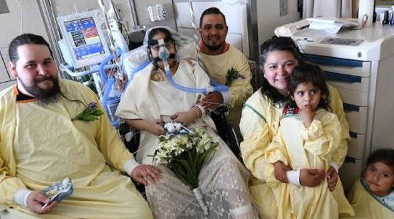 Умирающая невеста вышла замуж за возлюбленного в палате интенсивной терапии - usa.one - шт. Индиана - state Indiana