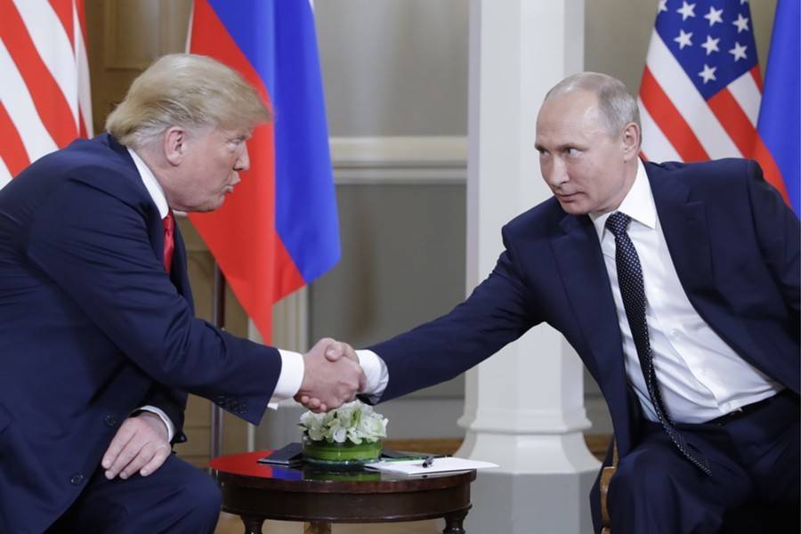Дональд Трамп - Владимир Путин - Юрий Ушаков - Путин и Трамп пообщались перед началом саммита G20 - m24.ru - Россия - Китай - Южная Корея - США - Англия - Италия - Австралия - Турция - Германия - Франция - Япония - Мексика - Бразилия - Индия - Канада - Саудовская Аравия - Аргентина - Юар - Индонезия