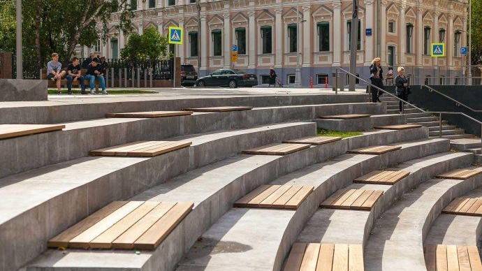 Хохловскую площадь закрыли на ремонт спустя два года после благоустройства - parkseason.ru - Новости