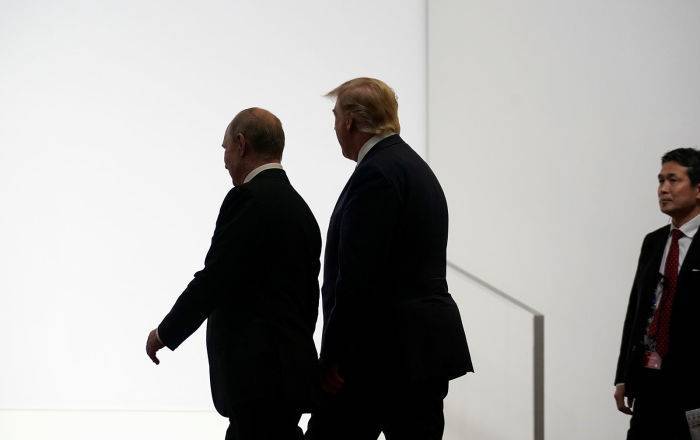 Дональд Трамп - Владимир Путин - Дмитрий Песков - Сергей Лавров - Майк Помпео - Джон Болтон - Илья Питалев - Стефани Гришэм - Антон Силуанов - Джаред Кушнер - Иванка Трамп - Юрий Ушаков - Трамп - "В этом есть смысл": Трамп и Путин солидарны в вопросе контроля за ядерным оружием - ru.armeniasputnik.am - Россия - США