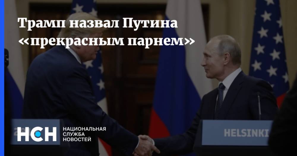 Дональд Трамп - Владимир Путин - Сергей Лавров - Трамп назвал Путина «прекрасным парнем» - nsn.fm - Россия - США - Буэнос-Айрес - Хельсинки
