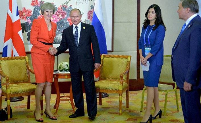 Владимир Путин - Тереза Мэй - Сергей Скрипаля - Путин провел встречу с британским премьером - news-front.info - Москва - Россия - Англия - Лондон