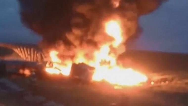 Видео: Огненное ДТП произошло на&nbsp;трассе в&nbsp;Тамбовской области - 5-tv.ru - Волгоград - Ростовская обл. - Тамбов
