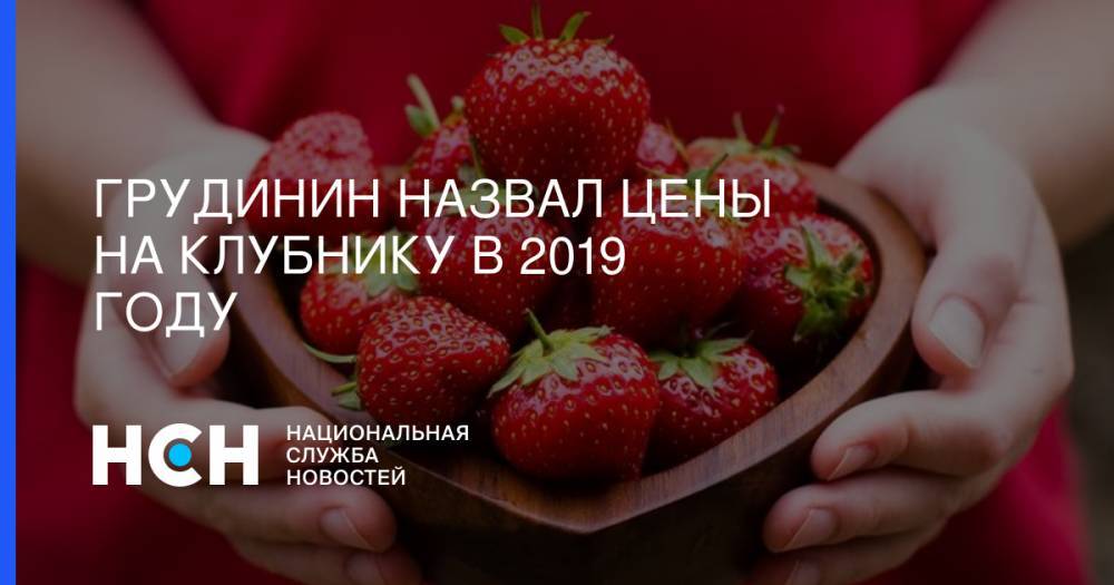 Павел Грудинин - Грудинин назвал цены на клубнику в 2019 году - nsn.fm - Москва - Россия - Краснодар - Германия