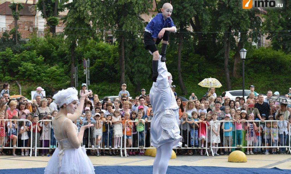 Рязанцы увидели цирк под открытом небом - 7info.ru