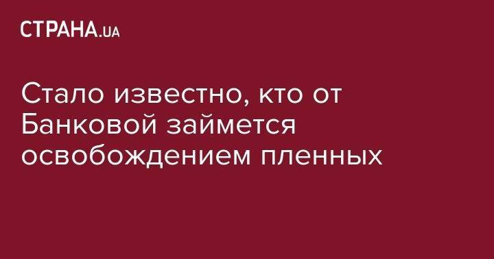 Петр Порошенко - Ирина Геращенко - Стало известно, кто от Банковой займется освобождением пленных - strana.ua - Украина
