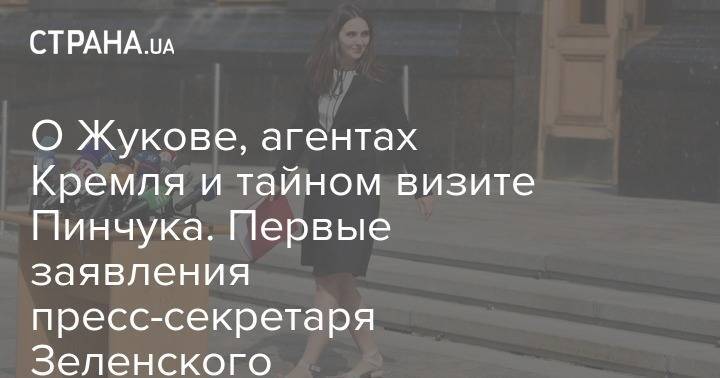 Владимир Зеленский - Юлия Мендель - Георгий Жуков - О Жукове, агентах Кремля и тайном визите Пинчука. Первые заявления пресс-секретаря Зеленского - strana.ua - Россия - Харьков