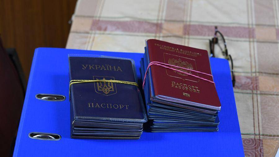 Владимир Путин - Тысячи жителей Донбасса обратились за российскими паспортами - iz.ru - Россия - обл. Донецкая - Ростовская обл.