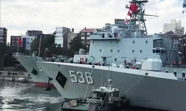 Скотт Моррисон - Австралийцев напугало появление трёх кораблей ВМС Китая в гавани Сиднея - topwar.ru - Китай - Австралия - Соломоновы Острова