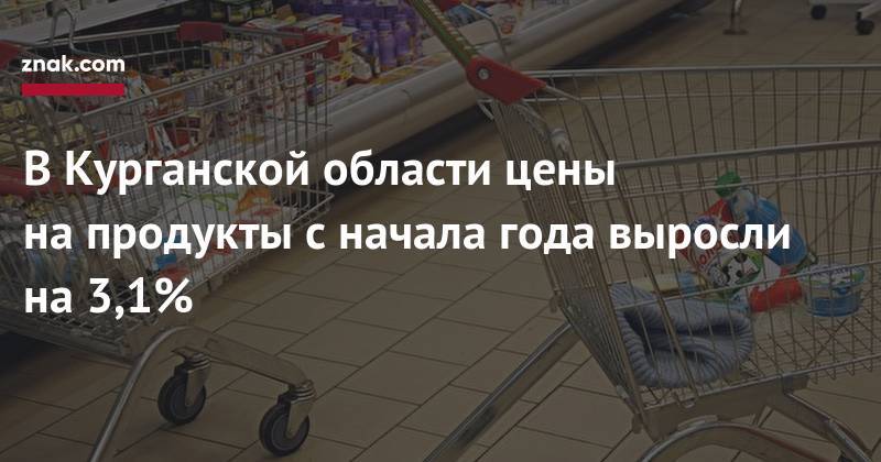 В&nbsp;Курганской области цены на&nbsp;продукты с&nbsp;начала года выросли на&nbsp;3,1% - znak.com - Россия - Курганская обл. - окр. Уральский