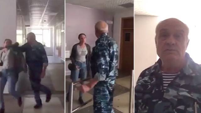 Безопасность прежде всего: принципиальный охранник жестко выставил студентку, забывшую пропуск - ren.tv - Благовещенск