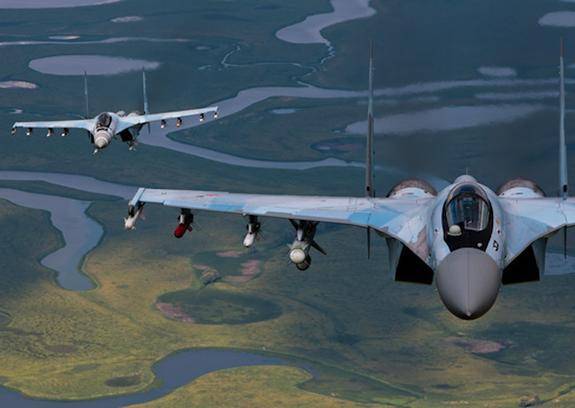 В Минобороны опровергли информацию о "небезопасном перехвате" Су-35 самолета США - argumenti.ru - Россия - США